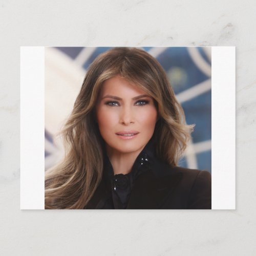 Melania Trump Official White House Photo Postcard