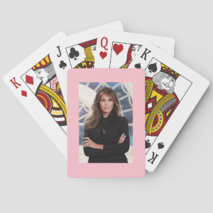 Melania Trump on a Playing Card Deck