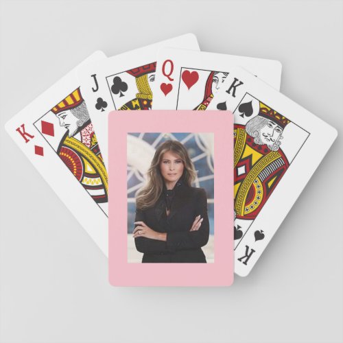 Melania Trump on a Playing Card Deck