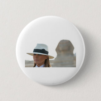 Melania Trump Sphinx Button