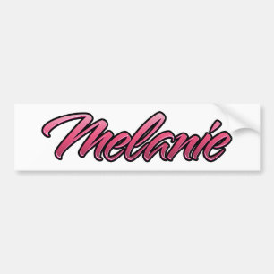 Melanie faded pink Aufkleber Sticker