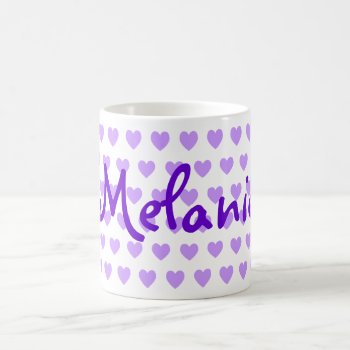 Melanie In Purple Coffee Mug by purplestuff at Zazzle