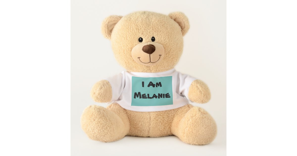 Melanie The Teddy Bear Zazzle Com zazzle