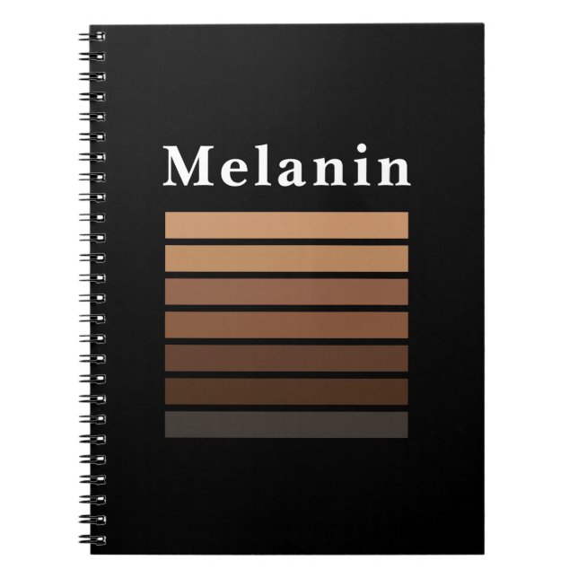 Melanin African American Black History Month Notebook (Front)