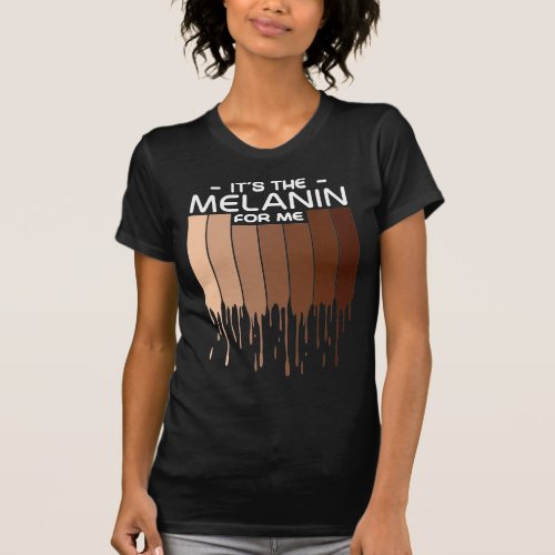 Melanin African American Queen T_Shirt