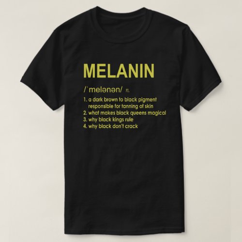 Melanin BHM T_Shirt