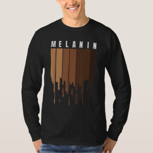 Melanin Black pride BLM Black History Month Queen T-Shirt
