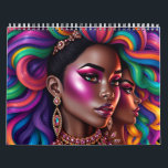 melanin black queen African American woman sista Calendar<br><div class="desc">Black queen,  melanin,  sista,  brown skin girls,  sistas,  blacknificent,  afrocentric,  black girl magic, </div>