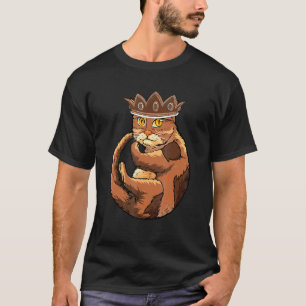 Melanin Cat Crown Black History Month BLM Kitten K T-Shirt