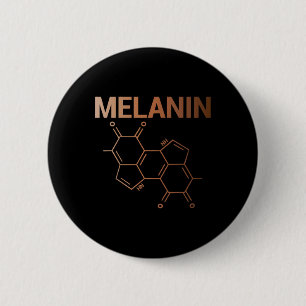 Melanin Chemical Structure Molecule Formula Africa Button