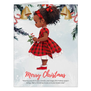 Melanin Christmas Black Girl Magic Xmas Magic Fun Cards