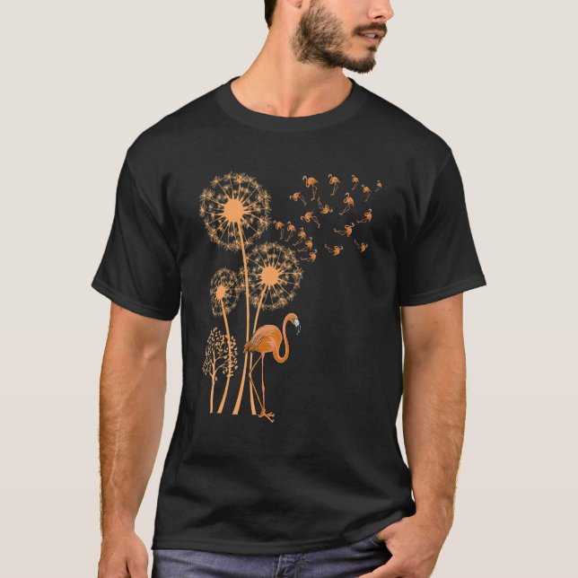 Melanin Dandelion Flamingo Black History Month Cut T-Shirt (Front)