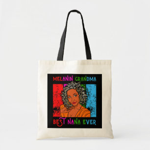 Melanin Grandma Best Nana Ever Mother's Day Tote Bag