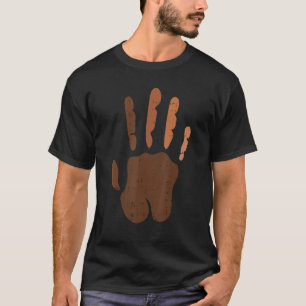 Melanin Hand Print Black History Month BLM African T-Shirt