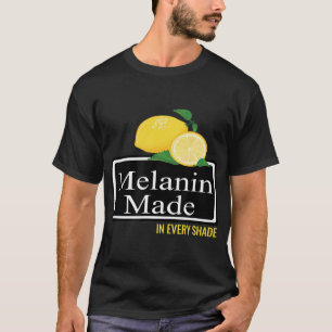 Melanin Made In Every Shade Summer Beach Party Gif T-Shirt