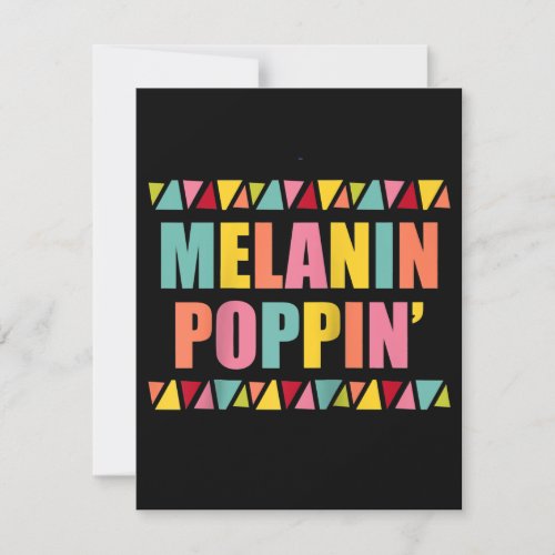 Melanin Poppin 1990s Hip Hop Dance Black Pride Invitation
