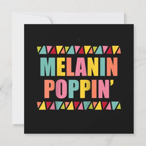 Melanin Poppin 1990s Hip Hop Dance Black Pride Invitation