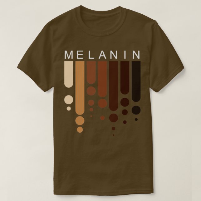Melanin Pride Black T-Shirt (Design Front)