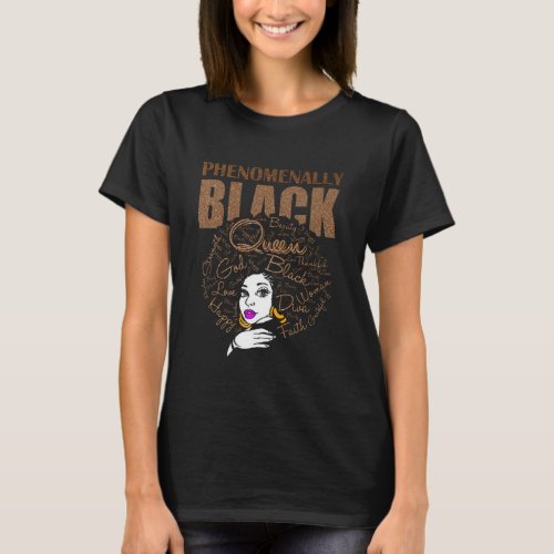  Melanin Queen Shades shirt Melanin Black Female T_Shirt