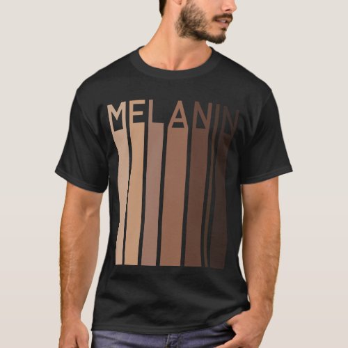 Melanin Shades African American Black History T_Shirt