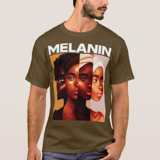 Melanin Shades Afrocentric Black Pride T-Shirt