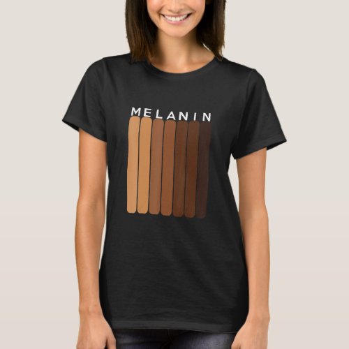 Melanin Shades Black Pride Black History  T_Shirt