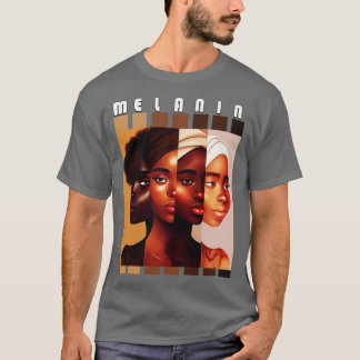 Melanin Shades Women Afrocentric Black Pride 1 T-Shirt