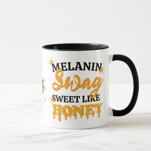 MELANIN Sweet Like Honey SWAG Monogram Mug