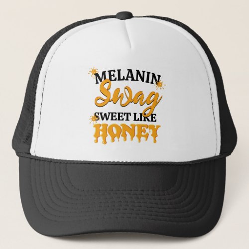 MELANIN Sweet Like Honey Trucker Hat