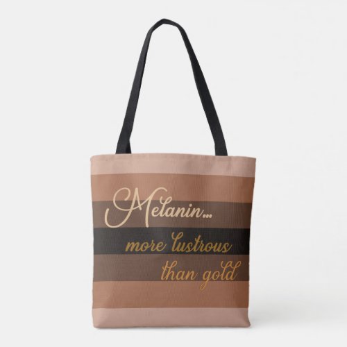 Melanin Tote Bag