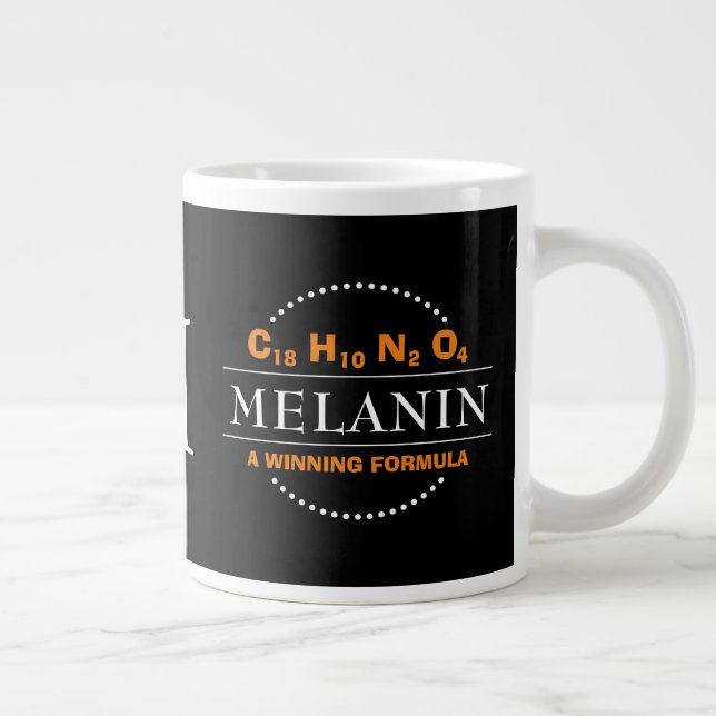 MELANIN Winning Formula Monogram Giant Coffee Mug (Right)