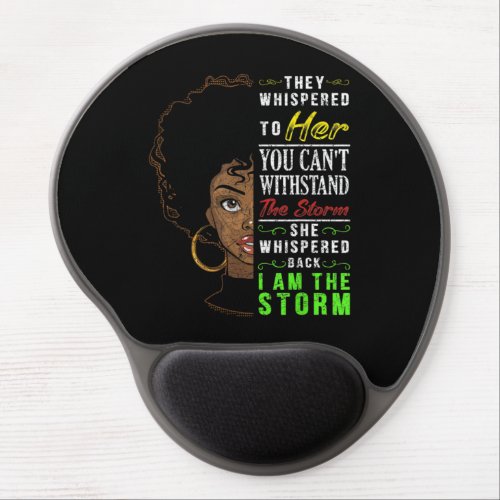 Melanin Women African American Pride Black History Gel Mouse Pad
