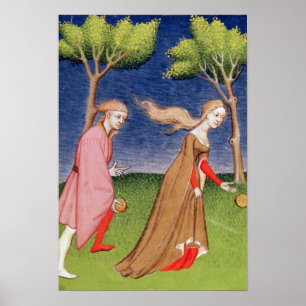 Melanion races against Atalanta Poster