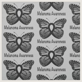 Melanoma Awareness: Butterfly Fabric