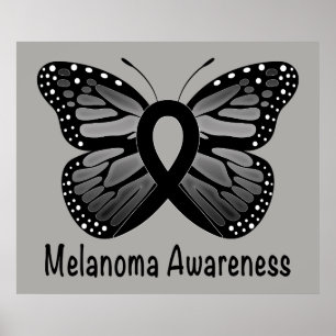 Melanoma Awareness: Butterfly Poster