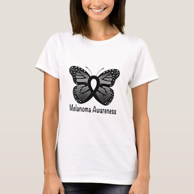 Melanoma Awareness: Butterfly T-Shirt (Front)