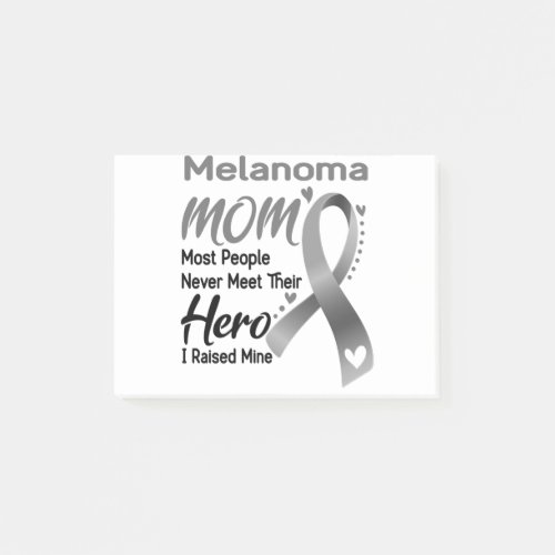 Melanoma Awareness Month Ribbon Gifts Post_it Notes