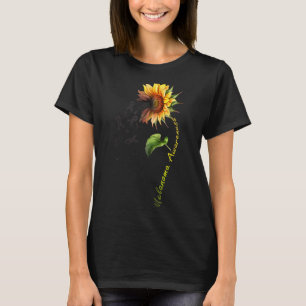 Melanoma Awareness Sunflower Awareness Support T-Shirt