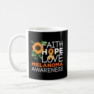 Melanoma Awareness Sunflower Coffee Mug