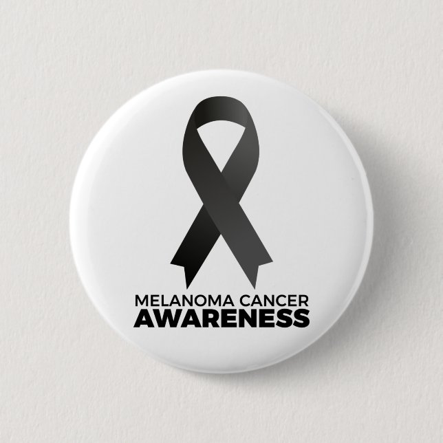 Melanoma Cancer Awareness Button (Front)
