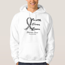 Melanoma Cancer Awareness Faith Over Fear - In Thi Hoodie