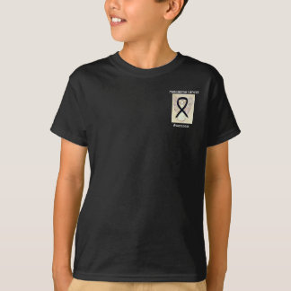 Melanoma Cancer Awareness Ribbon Angel Custom Tee