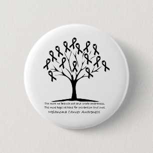 melanoma cancer awareness tree button