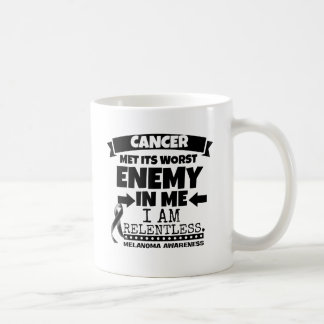 Melanoma Cancer Met Its Worst Enemy in Me Coffee Mug