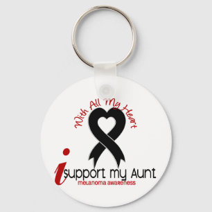 Melanoma I Support My Aunt Keychain
