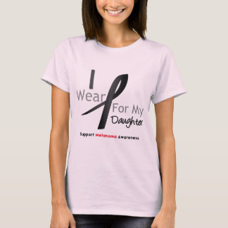 Melanoma I Wear Black For My Daughter T-Shirt