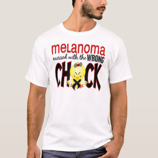Melanoma Messed With The Wrong Chick T-Shirt