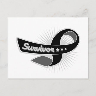 Melanoma Survivor Ribbon Postcard