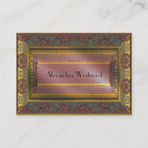 MeLark Celia  Elegant II Victorian Business Card Templates