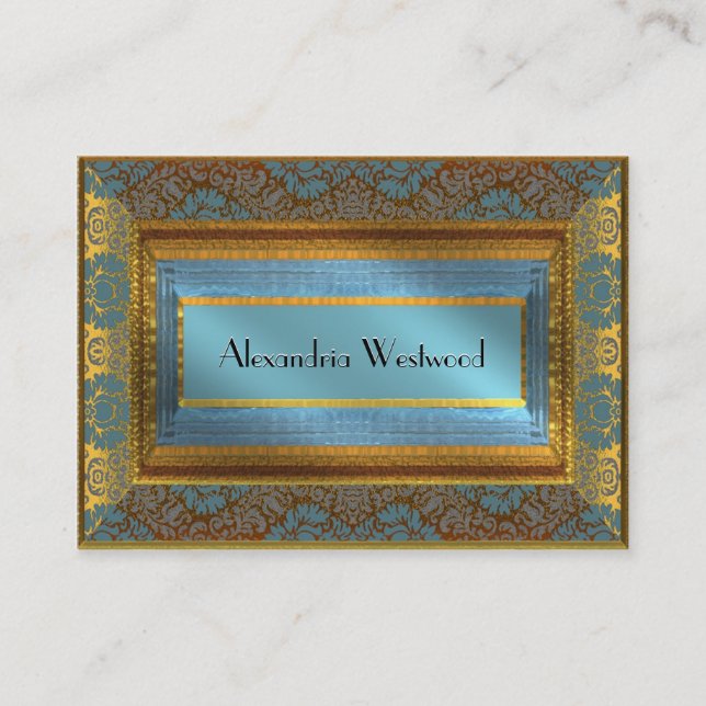 MeLark Elegant II Victorian Business Card (Front)